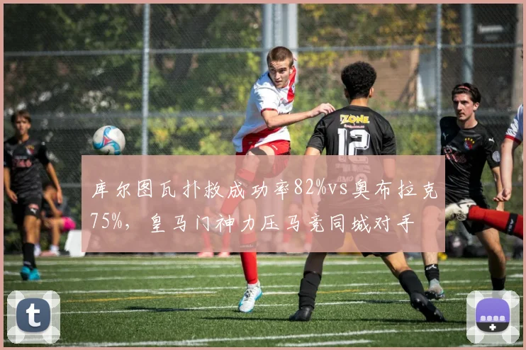 库尔图瓦扑救成功率82%vs奥布拉克75%，皇马门神力压马竞同城对手